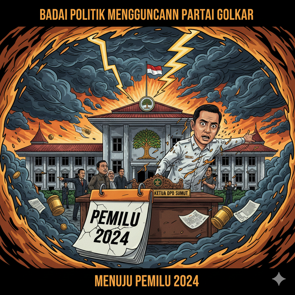 Prahara Pencopotan Musa Rajekshah dari Ketua DPD Sumut: Badai Politik yang Mengguncang Tubuh Partai Golkar Menjelang Pemilu 2024